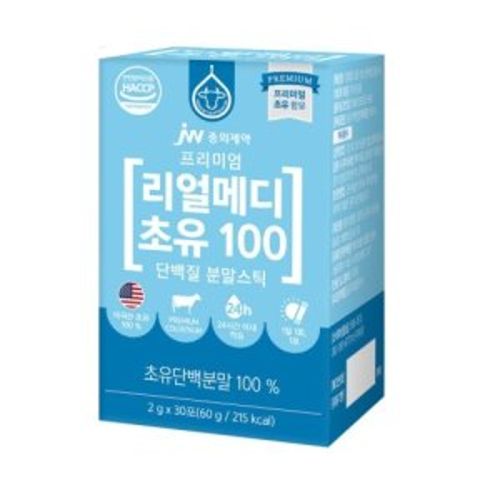 리얼메디 초유 100 단백질 분말스틱