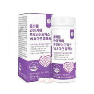 올바른 와이케어 프로바이오틱스 VL8 아연 셀레늄