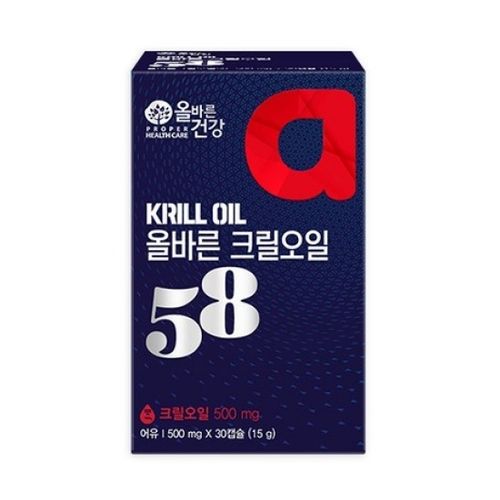 올바른건강 올바른 크릴오일 58