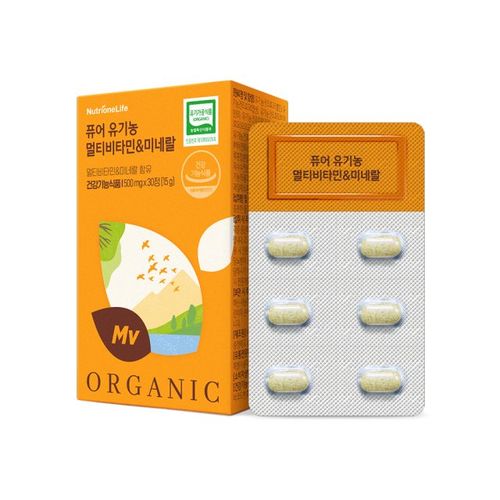 뉴트리원라이프 퓨어 유기농 멀티비타민 미네랄