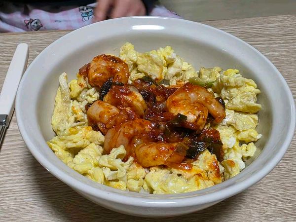 トマトソース入り卵丼（本格）のサムネイル