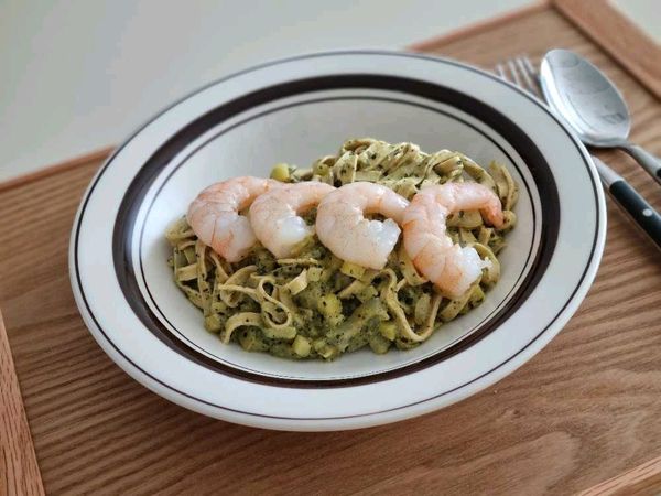 バジルペースト豆腐麺パスタのサムネイル