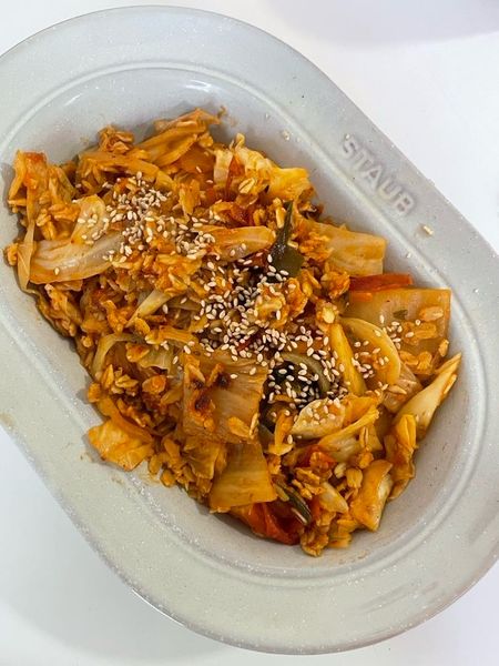 저속노화 양배추토마토김치볶음밥의 썸네일