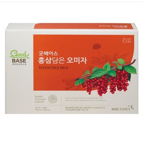 굿베이스 홍삼담은 오미자 50ml