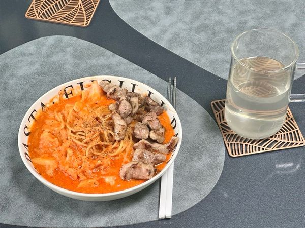양배추통밀로제파스타의 썸네일