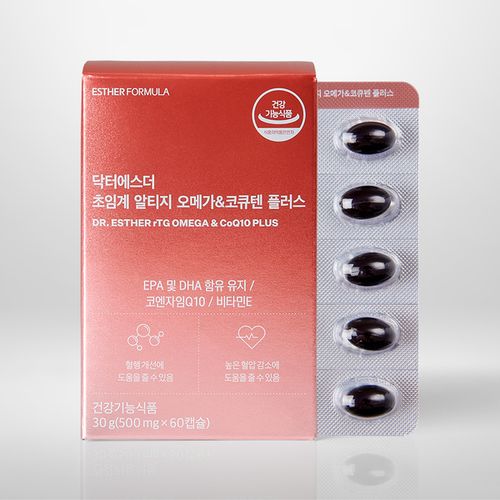 닥터에스더 초임계 알티지 오메가&코큐텐 플러스