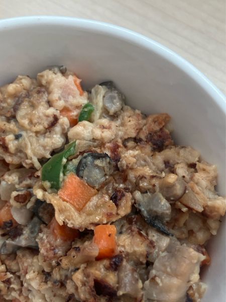 オートミールときのこの炒めご飯のサムネイル
