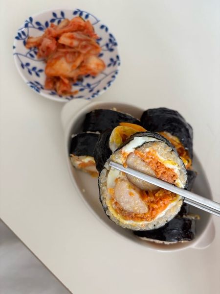 저염 당근 소세지 김밥의 썸네일