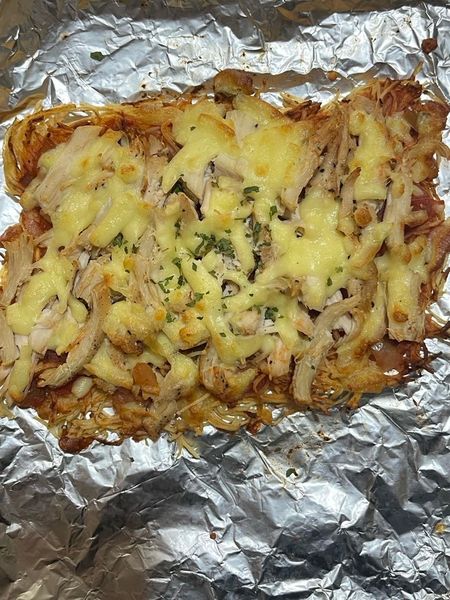 鶏むね肉とポテトのピザのサムネイル