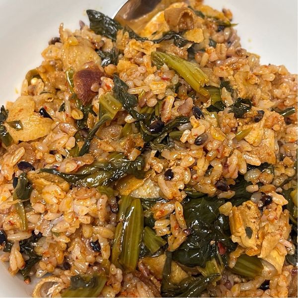 Thumbnail of Stir-fried Rice with Beef Brisket and Leaf Mustard Kimchi