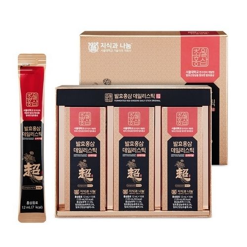 초월홍삼 발효홍삼 데일리스틱 오리지널 12ml