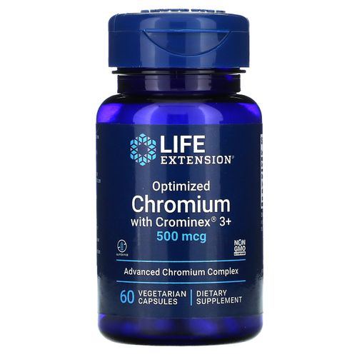 Crominex 3+ 옵티마이즈드 크로뮴 500mcg
