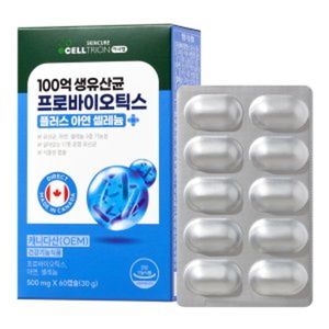 100억 생유산균 프로바이오틱스 플러스 아연 셀레늄