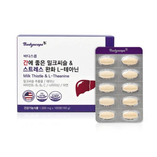 간에 좋은 밀크씨슬 & 스트레스 완화 L-테아닌