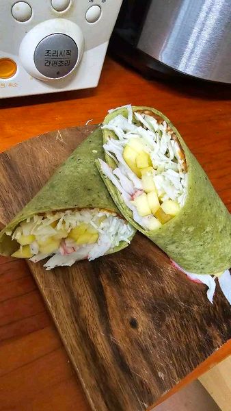 りんごとキャベツのトルティーヤのサムネイル