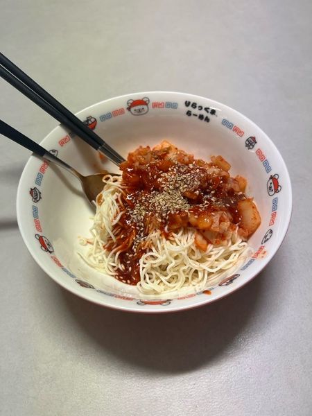 豆乳麺キムチビビン麺のサムネイル