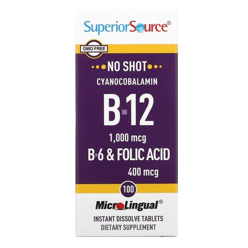 시아노코발라민 1000mcg B6 & 폴릭애시드 400mcg
