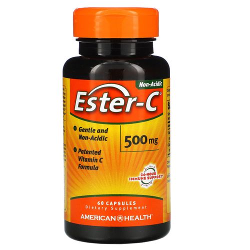 에스터-C 500mg 60캡슐 with 시트러스 바이오플라보노이드