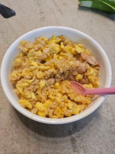 鶏むね肉と卵の炒めご飯！（ツナエキス）のサムネイル