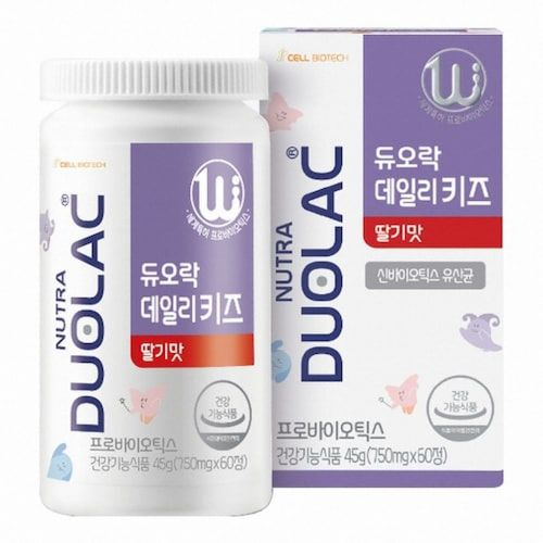 듀오락 데일리 키즈 프로바이오틱스 딸기맛