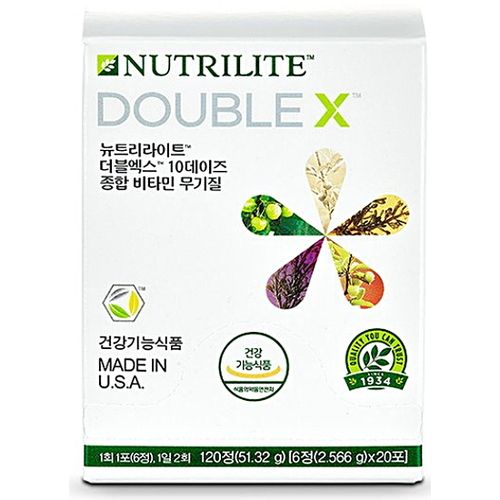 뉴트리라이트 더블엑스 10데이즈 종합비타민 무기질