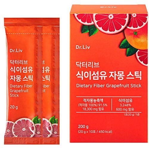 닥터리브 식이섬유 자몽 스틱