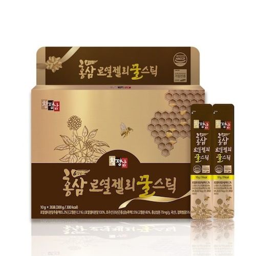 황정삼 6년근 홍삼 로열젤리 꿀스틱 10g