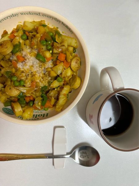 キャベツカレーご飯のサムネイル