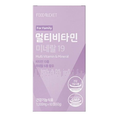 푸드버킷 멀티비타민 미네랄 19
