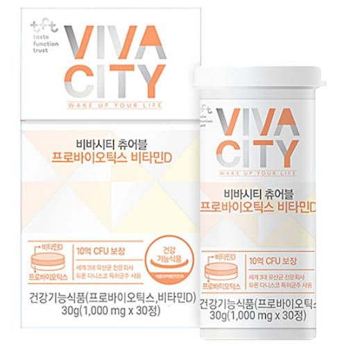 TFT 비바시티 츄어블 프로바이오틱스 비타민D