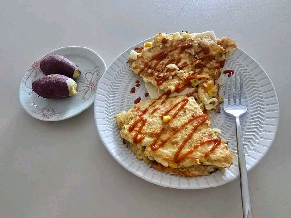 キャベツのお好み焼きのサムネイル