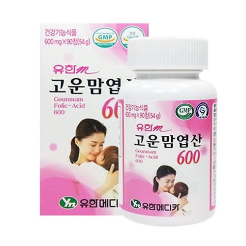 유한m 고운맘 엽산 600