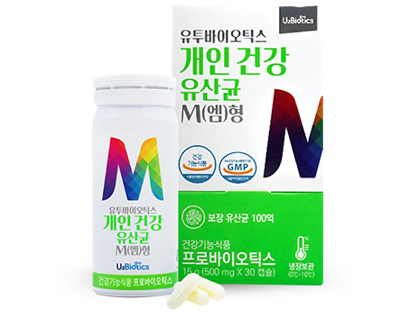 유투바이오틱스 개인 건강 유산균 M