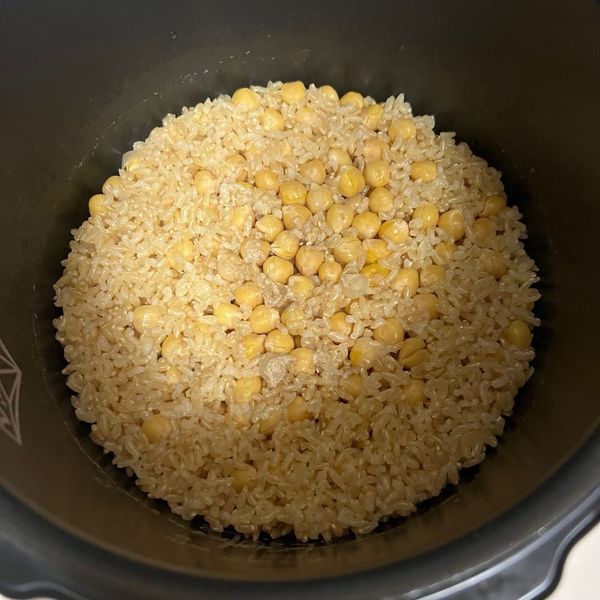 ひよこ豆玄米ご飯のサムネイル