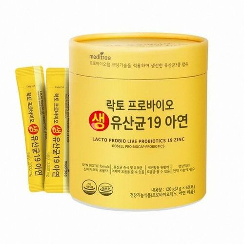 메디트리 락토 프리바이오 생 유산균 19 아연