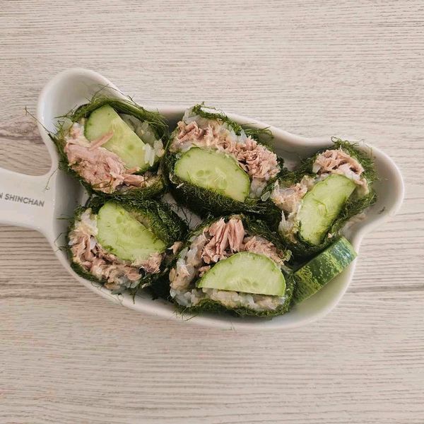Thumbnail of Sea Staghorn, Cucumber, Tuna & Seaweed Gimbap
