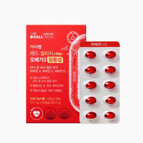 이너랩 레드 알티지 오메가3 장용성