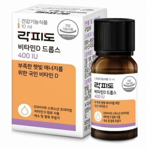 락피도 비타민D 드롭스 400IU 10ml
