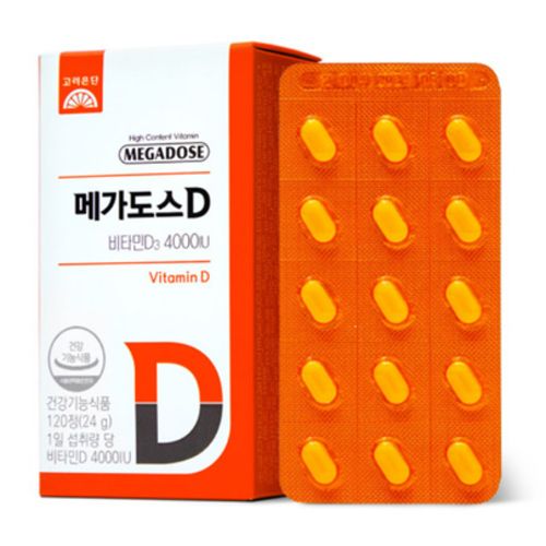 메가도스D 비타민D3 4000IU