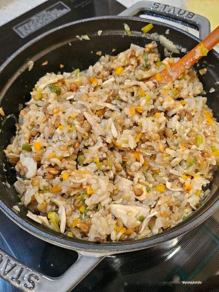 きのこと野菜の釜飯のサムネイル