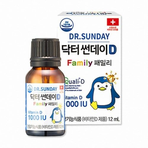 닥터 썬데이D 패밀리 1000IU 12ml