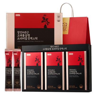 장인 6년근 고려홍삼정 프리미엄 진액스틱