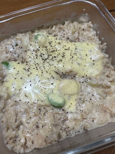 ダイエット鶏むね肉オートミールリゾットのサムネイル