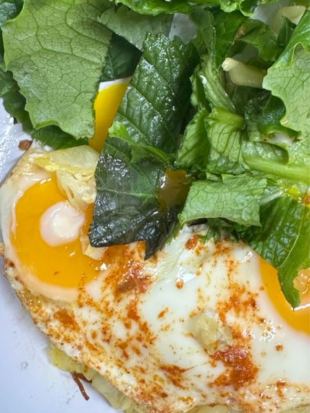 カレー卵とキャベツ炒めのサムネイル