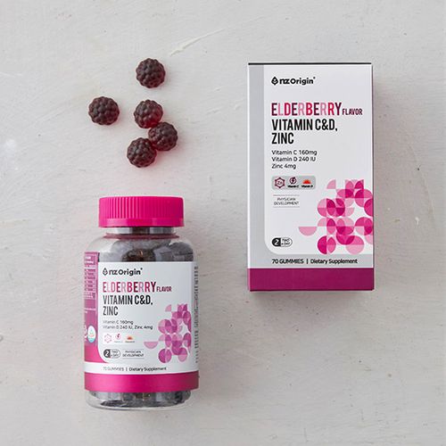 엘더베리맛 비타민C&D 아연