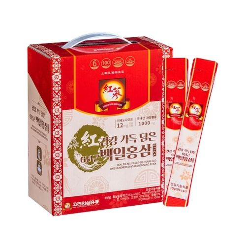 건강 가득 담은 6년근 백일홍삼 스틱 10g