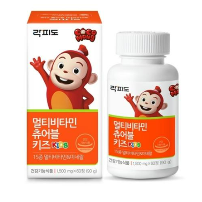 락피도 멀티비타민 츄어블 키즈
