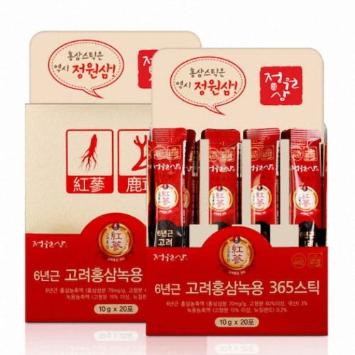 정원삼 고려홍삼 녹용 365스틱 10g