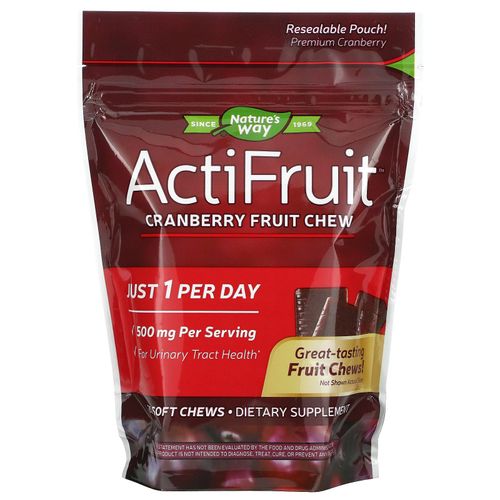 ActiFruit 크랜베리 프룻 츄 500mg