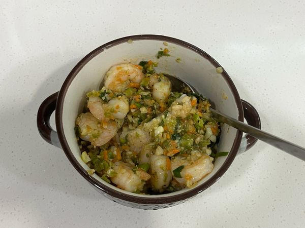 バターガーリックシュリンプ丼のサムネイル